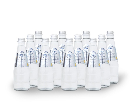 Nissi Greek Mountain Spring Water Glass Bottle 330ml (12pc)