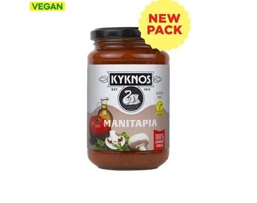 Kyknos Premium Greek Tomato Sauce with Mushroom & Parsley 425g